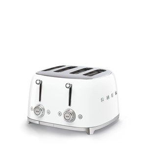 Toaster Smeg for 4 slices, white