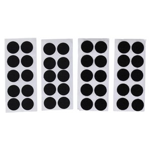 BGS Točke za čičak-vrpcu | samoljepljive | crne | 40-dijelni