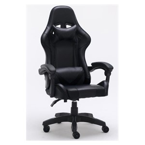 Topeshop FOTEL REMUS CZERŃ office /computer chair Padded seat Padded backrest