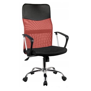 Topeshop KRZESŁO NEMO CZERWON office /computer chair Padded seat Mesh backrest