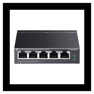 TP-LINK 5-Port Gigabit desktop switch stikalo z 4-Port PoE+