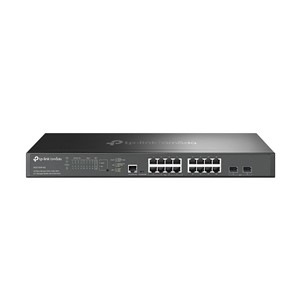 TP-Link Omada 16-Port 2.5G and 2-Port 10GE SFP+ L2+ Managed Switch with 8-Port PoE+