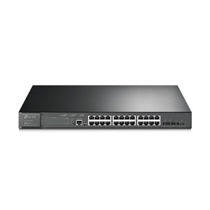TP-Link Omada 24-Port Gigabit and 4-Port 10GE SFP+ L2+ Managed Switch with 24-Port PoE+