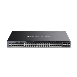 TP-Link Omada 48-Port Gigabit Stackable L3 Managed PoE+ Switch with 6 10G Slots