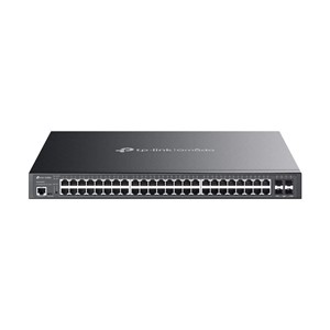 TP-Link Omada SG3452XMPP network switch Managed L2+ Gigabit Ethernet (10 /100 /1000) Power over Ethernet (PoE) 1U Black