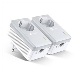 TP-Link Passthrough Powerline 600 Starter Kit, 1 Port