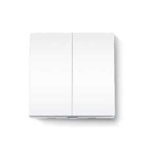 TP-LINK Tapo S220 Smart Light Switch, 2-Gang 1-Way