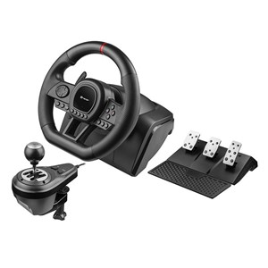 Tracer TRAJOY47345 Gaming Controller Black Steering Wheel + Pedals PlayStation 4, PlayStation 3, Xbox One, Xbox 360, Switch, PC