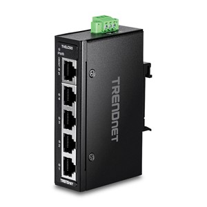 Trendnet TI-ELC50 network switch Unmanaged Fast Ethernet (10 /100) Black