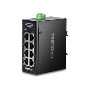 Trendnet TI-ELC80 network switch Unmanaged Fast Ethernet (10 /100) Black