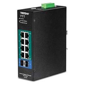 Trendnet TI-PG102I network switch Managed L2 Gigabit Ethernet (10 /100 /1000) Power over Ethernet (PoE) Black