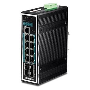 Trendnet TI-PG1284i Managed L2+ Gigabit Ethernet (10 /100 /1000) Power over Ethernet (PoE) Black