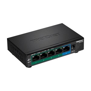 Trendnet TPE-TG52 network switch Unmanaged Gigabit Ethernet (10 /100 /1000) Power over Ethernet (PoE) Black