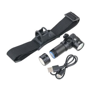 TROIKA ECO KNICKLICHT MICRO Black Hand flashlight + Headband flashlight SMD LED