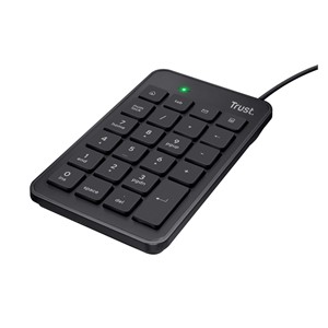 Trust 22221 numeric keypad Laptop /PC USB Black