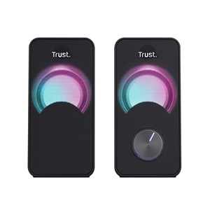Trust Arys - RGB LED illuminated 2.0 speaker set (black)