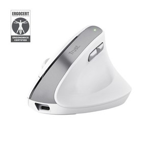 Trust Bayo II - Ergonomic Wireless Mouse (white)