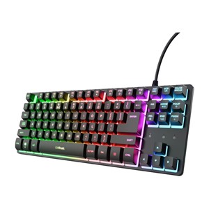 Trust GXT 833 Thado TKL keyboard Gaming USB QWERTY US English Black