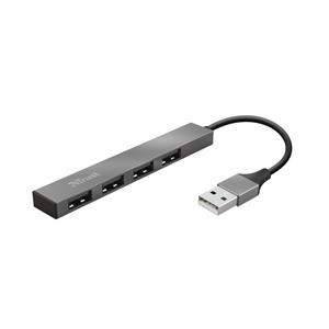 Trust Halyx USB 2.0 480 Mbit/s Aluminium