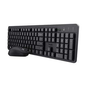 Trust Ody II keyboard Mouse included Universal RF Wireless QWERTY US English Black