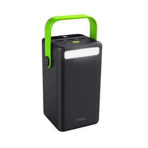 Trust Redoh XXL - 50,000 mAh power bank (black, green)