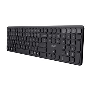 Trust Vaiya US Black USB + RF Wireless + Bluetooth - keyboard
