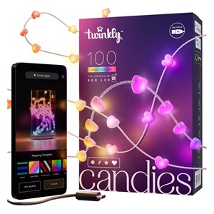 Twinkly Candies LED Christmas tree lights TWKH100RGB-T 6 m