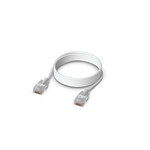 Ubiquiti UACC-Cable-Patch-EL-1M-W networking cable Translucent, White Cat6