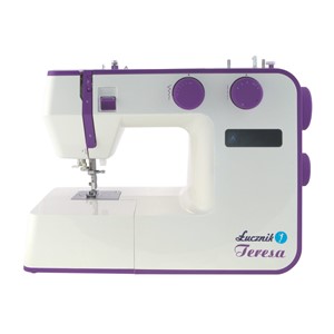ŁUCZNIK TERESA sewing machine, white-violet