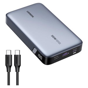 Ugreen 100W 20000mAh Portable Laptop Battery with Three Ports