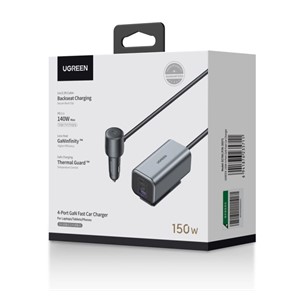 Ugreen 150W car charger with 4 ports
