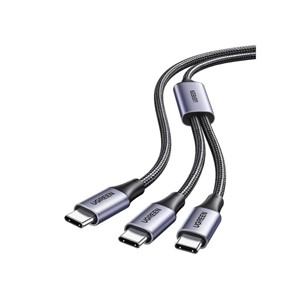 Ugreen 2-in-1 Dual USB-C Charging Cable with 100W