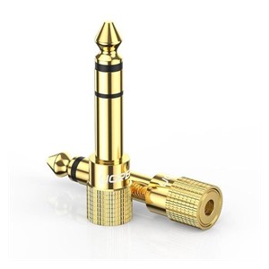 Ugreen 20503 cable gender changer 6.35mm 3.5mm Gold