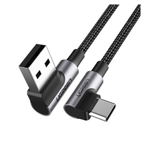Ugreen 20856 USB cable USB 2.0 USB A USB C Black, Silver