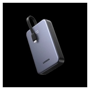 Ugreen 22.5W 20000mAh portable battery with built-in cable