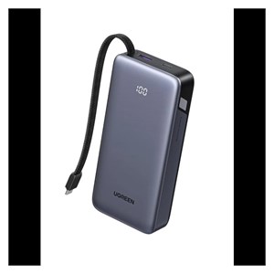 Ugreen 45W 20000mAh prenosna baterija z vgrajenim kablom