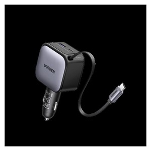 Ugreen 60W car charger with built-in USB-C cable