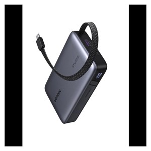 Ugreen 67W 20000mAh prenosna baterija z vgrajenim kablom
