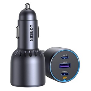 Ugreen 75W 3-port car charger