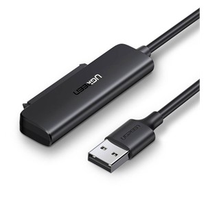 Ugreen adapter converter for 2.5 SATA III 3.0 HDD SSD drive - USB 3.2 Gen 1 (USB 5 Gbps) black (70609 CM321)