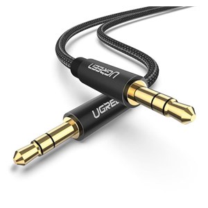 Ugreen aux audio cable 3.5mm 1m black - polybag