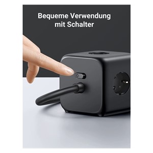 Ugreen DigiNest Cube 65W USB-C /AC 7-in-1 Power Adapter