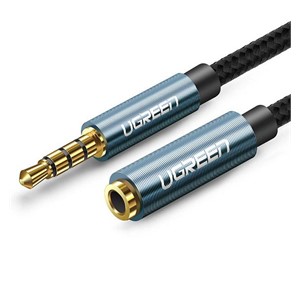 Ugreen extension cable adapter AUX mini jack 3.5 mm 2 m (blue)