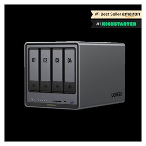 Ugreen NASync DXP4800 Plus for 4+2 disks, Intel 8505, 8GB DDR5, 1x2.5GbE and 1x 10GbE network
