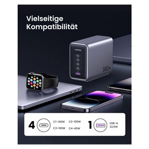Ugreen Nexode 300W GaN II 5-port USB charger - box