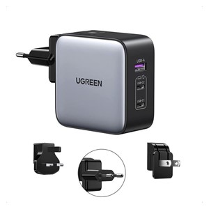 Ugreen Nexode 65W USB A + USB C Travel Charger GaN II PD 3.0