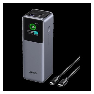 Ugreen Portable Power Bank 25,000mAh, 200W with Smart Digital Display