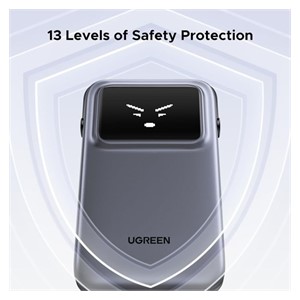 Ugreen Uno 10,000mAh 30W QC Portable Charger with Built-in USB-C Cable