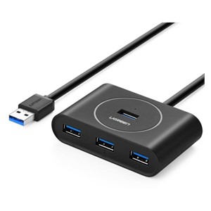 Ugreen USB 3.0 4 Ports Hub black 0.5m - box