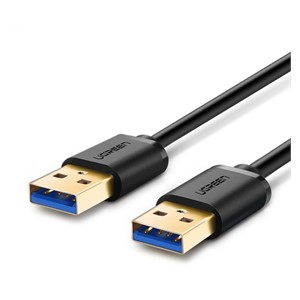 Ugreen USB 3.0 cable (M to M) black 2 m - polybag